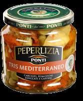 5390 V 370 Tris Mediterraneo Peperlizia Carciofi, pomodori essiccati e capperi in
