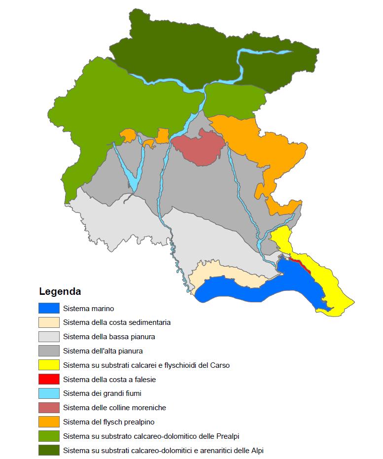 Rete ecologica in Friuli Venezia Giulia: scala regionale Definizione di norme e indirizzi (linee guida) per il miglioramento della connettività della rete di aree protette regionali -