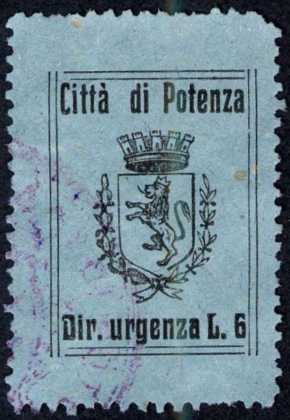 5 L. 6 nero, azzurro 1940/< Carta bianca,