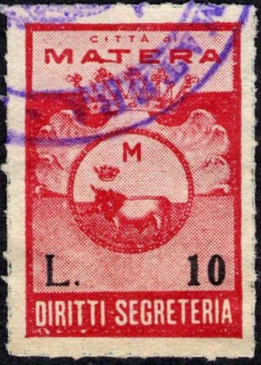 10 rosso, blu 1955/< Carta bianca, liscia. Stampa mm.
