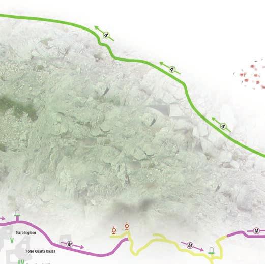 rocce Mulattiera Baracca Tettoia Caverna Percorsi del Museo Il percorso si snoda all interno di trincee in pietra-blindate-blockhaus sulla mulattiera, su camminamenti e sentieri, che permettono la