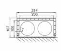 DISPONIBILE PER MISURA 150 x 250 CODICE DESCRIZIONE LUNGHEZZA (mm) CONF.