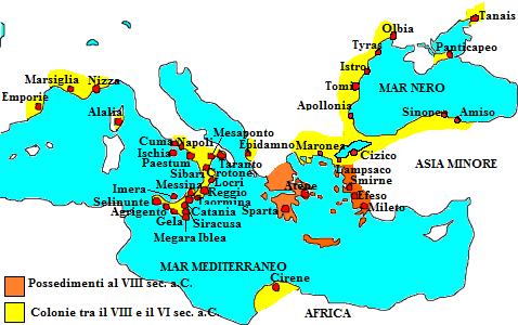 IL CAMMINO DEGLI STATI EUROPEI ITINERARIO 1 Prima grande civiltà europea: la Grecia La Grecia antica si espandeva solo nella penisola greca o anche al di fuori?