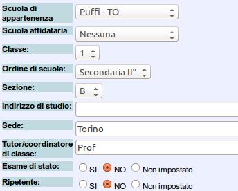 Non è necessario inserire subito tutte le informazioni (tranne il campo