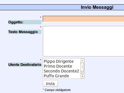 La funzione di inserimento di un file rende disponibile il bottone Sfoglia che permette di selezionare il documento esaminando le cartelle e i file presenti sul computer locale.