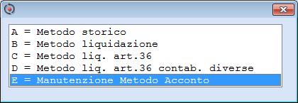 il tasto [Invio] la procedura si riposizionerà sul rigo AC, premere il tasto [Fine] o il bottone Sequenziale e