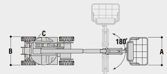 PIATTAFORMA A 0,76x1,22 m LARGHEZZA