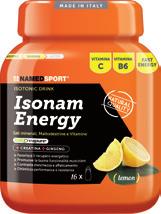 NAMED ISONAM ENERGY Polvere lemon Integratore di magnesio e potassio contribuiscono alla funzione muscolare.