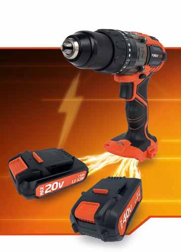 POWDP9010 Da usare con gli utensili DUAL POWER da 20 V MAX.