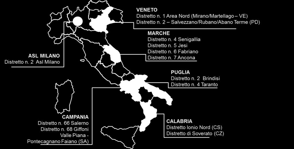 alta voce 13 Distretti e tutti i CV afferenti