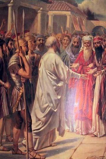 Nel tempio di Gerusalemme, si presenta così: <<Io sono un Giudeo, nato a Tarso di Cilicia, ma cresciuto in questa città, formato alla