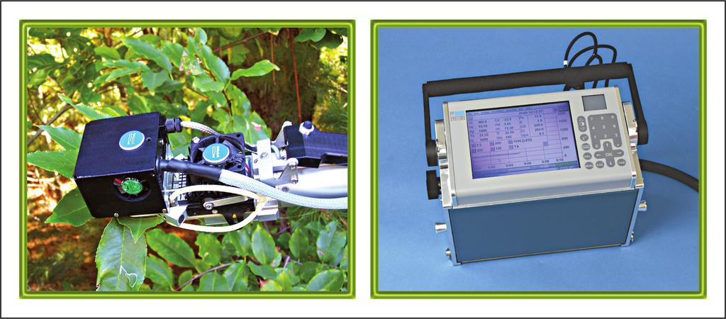Strumenti disponibili sul mercato 87 Li-Cor, con il gas-analyzer Li-Cor 6400 (http://www.licor.com/env/products/photosynthesis/) PP-System (Amesbury, MA, USA), con il gas analyzer CIRAS 2 (Fig. 7.