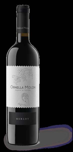 merlot Vino dotato di vivacità e struttura, morbido, suadente ed accattivante. A wine graced with a lively, structured character.