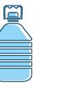 Boccioni per distributori d acqua Cappucci per copertura pallet / Big