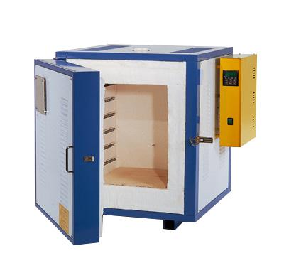 Laboratori professionalizzanti specialistici Ceramica Forno per ceramica 70 l Forno elettrico per ceramica e porcellana a carica frontale in acciaio verniciato a fuoco.