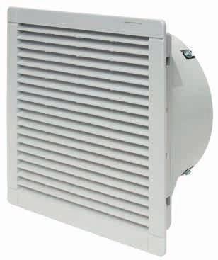 SERIE SERIE Ventilatori con filtro per armadi e quadri elettrici, versioni a 120 V o 230 V AC Rumorosità estremamente bassa Minimo ingombro esterno Volume d aria (24 630)m 3 /h (flusso libero) Volume