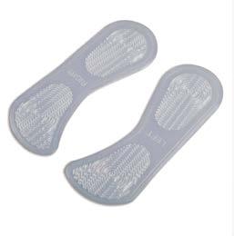 O/709 PLANTARI AMMORTIZZANTI Struttura in morbido silicone ipoallergenico e lavabile Antitraumatici adatti ad ogni tipo di scarpa Ammortizzano il