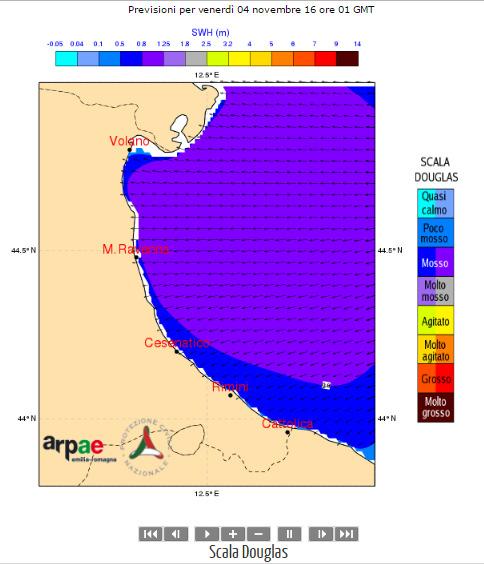 Previsioni dello stato del mare Prodotti realizzati