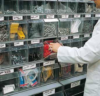 MAGAZZINO Cassettiere in plastica: Practibox ACCESSORI PER CASSETTE IN PLASTICA PRACTIBOX Etichette per cassettiere Practibox Etichette in