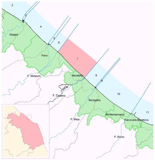 INTERVENTO N. 2 Litorale a sud della foce del Metauro Comune di Fano UNITA' FISIOGRAFICA N.