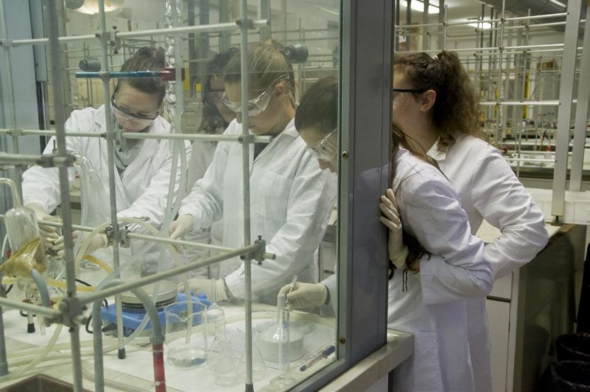 DOPO LA LAUREA Gli sbocchi professionali per il laureato in Chimica, in regime di dipendenza o libero professionale (Chimico Junior), sono in molteplici settori tra cui l industria chimica,