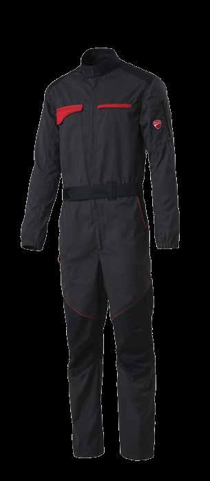 ergoform tuta / coverall INN-team 50DUC1 65% Polyester - 35% Cotton 245 g/mq (XF3001) Fondo manica con elastico / Gomito preformato Ergo-form / Dietrovita elastico / Tasca al petto con patta e velcro