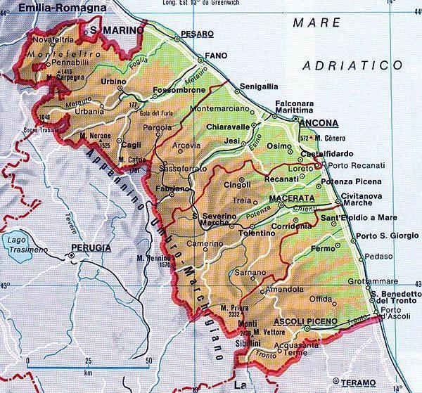 La geografia doganale delle Marche 2 Uffici doganali (Ancona e