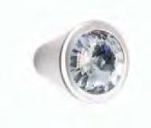 swarovski Knob hole 283NP nickel finish with swarovski used for door W 15