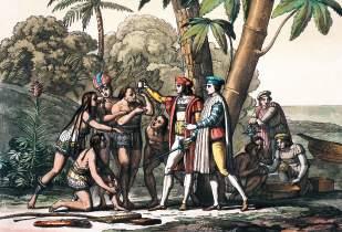 Inoltre gli indios rimasero spesso sconvolti dall aggressività e dalla violenza dei conquistadores spagnoli e non riuscirono quasi a organizzare la difesa.