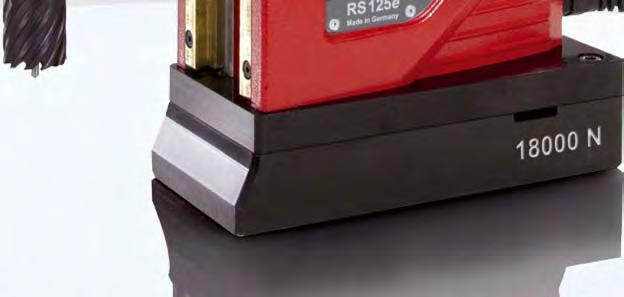Carotatrici con supporto magnetico RS120, RS125e, RS130e, RS140e La nuova generazione di carotatrici RUKO con supporto magnetico è fornita di serie con possibilità di regolazione fine e un forte