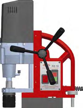 I dati del RS10: Alloggiamento di materiale sintetico molto robusto. Potente motore: Per frese a tazza fino Ø 35,0 mm.