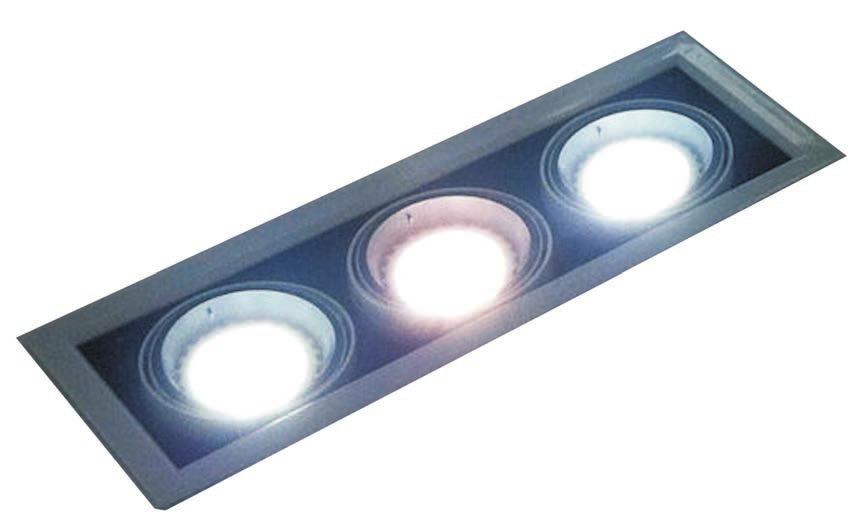 COMPLEMENTI/FITURES 1027 Serie di apparecchi per illuminazione orientabili ed estraibili ad incasso, disponibili nella versione