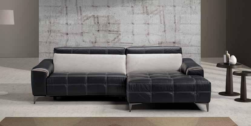 Composizione terminale extra large relax + chaise longue maxi.