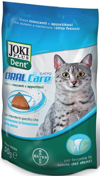 DENT ORAL CARE snack croccanti e appetitosi per gatti, aiutano a mantenere l alito fresco, con ingredienti specifici per