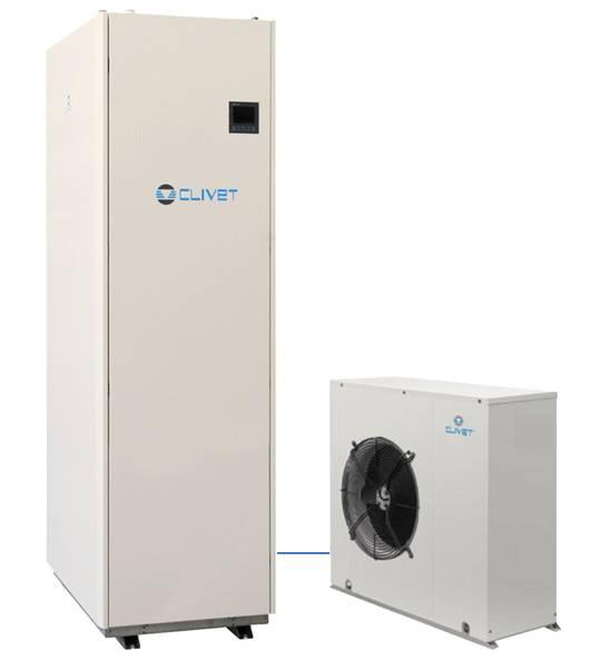 GAIA L, quattro versioni per soddisfare le diverse esigenze impiantistiche GAIA L Comfort: Pompa di calore aria-acqua Unità interna con