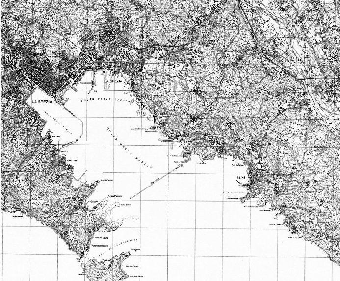 Estratto carta tecnica regionale con individuazione del comune di Lerici Estratto carta tecnica regionale dell area