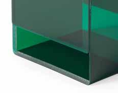 dispenser Materials: plexi Colours: emerald green 4,92" x 5,31" x 5,70" h Details: for LB98701N LB99603 - set of 100 interfolded 2-ply paper tissues LB98701N LBEMP09350 P 100 fazzoletti in