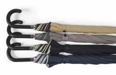 fiberglass cromato satinato, apertura a scatto, manico in legno ciliegio Umbrella Materials: pongee, cherry wood Colours: black Ø 38,37" x