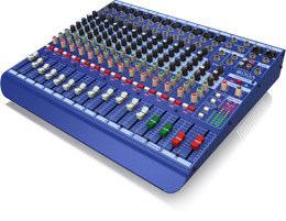 9 kg Modello: DM16 Mixer analogico 16 canali per live e studio. N 12 ingressi microfonici con preamplificatori MIDAS, n 2 ingressi line stereo. Equalizzatore a 3 bande (medio semi-parametrico).