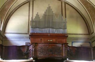 VODO DI CADORE Chiesa parrocchiale di S. Lucia Organo A. PUGINA E FIGLI (1928) Lo strumento, collocato in cantoria sopra l ingresso principale della Chiesa di S.