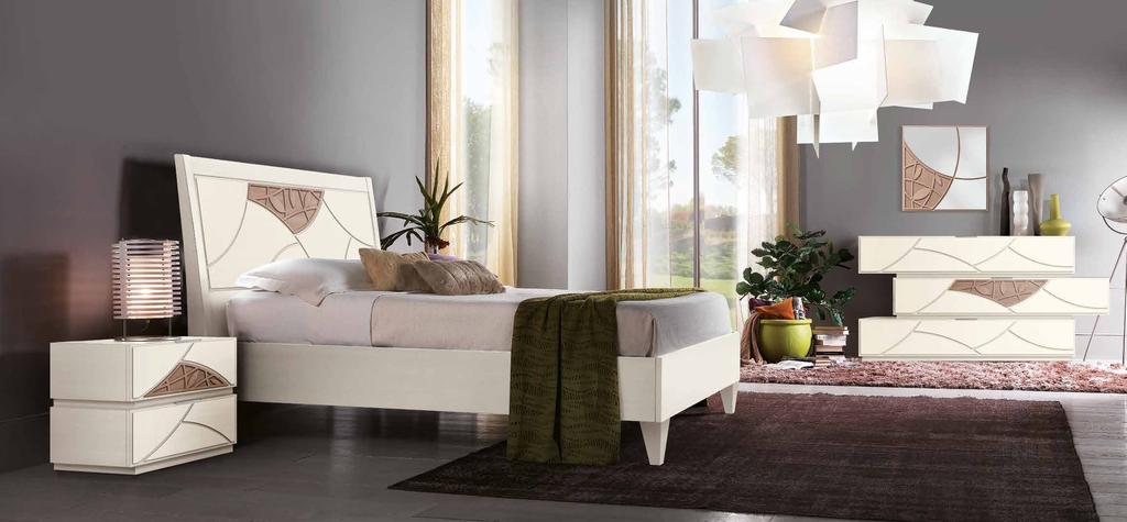 decor art. 556 Letto matrimoniale con testata legno Double bed with wood headboard L. 170 H. 126 P. 226 art. 549 art. 554 art.