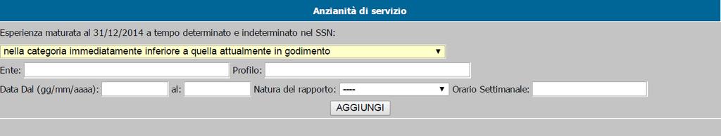 questo e indicare la data iniziale del rapporto di lavoro fino al giorno dell aspettativa e aggiungerà quel periodo.