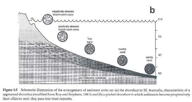 Di seguito si riporta un immagine tratta da Handbook of Beach and Shoreface morphodynamics di Andrew D. Short (Ed.