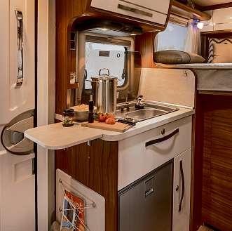 HYMER Van & Van S 21 Comfort nel cucinare e nell abitare Idee funzionali di