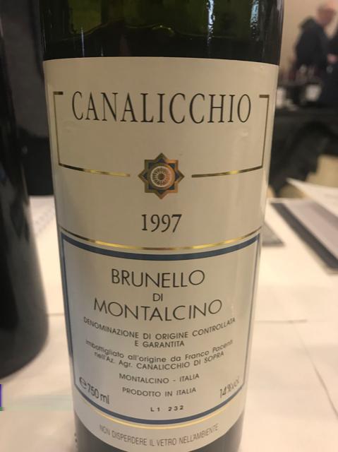 Brunello Canalicchio di Sopra 1997 Castell Invilla 2000 Le vecchie annate di questo vino non ﬁniscono mai di sorprendere per slancio e ﬁnezza.
