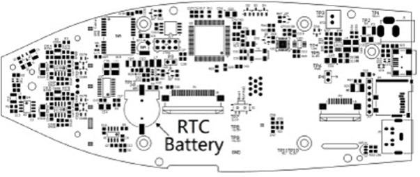 8 Batteria per orologio in tempo reale La batteria RTC dura normalmente circa due anni. Sostituire la batteria quando l ora RTC comincia ad essere inesatta.