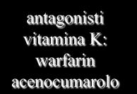 antagonisti vitamina K: