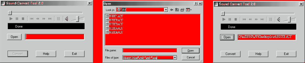 2.12. Conversione di file di formato REC nel format WAV I file di formato REC possono essere convertiti in formato WAV con il software presente nel CD d installazione. 1).