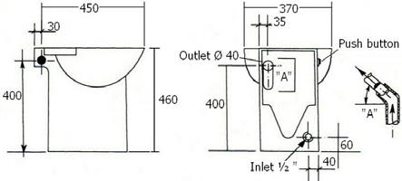 Studiato infatti per facilitare lo spostamento dell utilizzatore su sedia a ruote, il Saniflu high ha un altezza superiore allo standard dei wc.