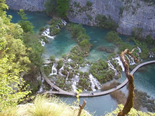 Plitvice in Croazia (parco naturale, unico al